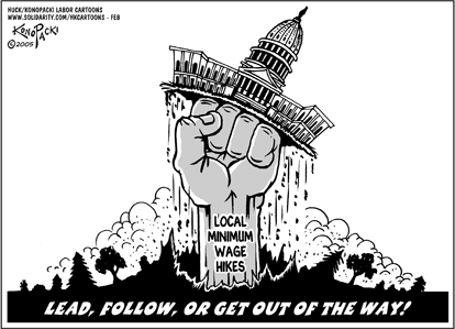 Mike Konopacki ‘local minimum wage hikes’