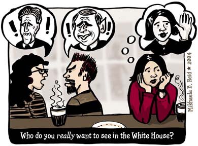 Mikhaela Reid ‘who do you really want to see in the white house?’
