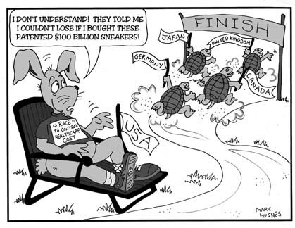 spud and Marc Hughes ‘race to control healthcare costs’